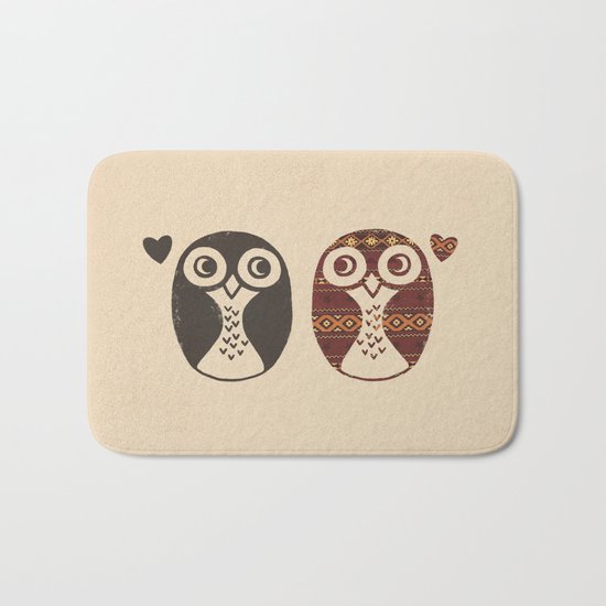 Opposites Attract Bath Mat