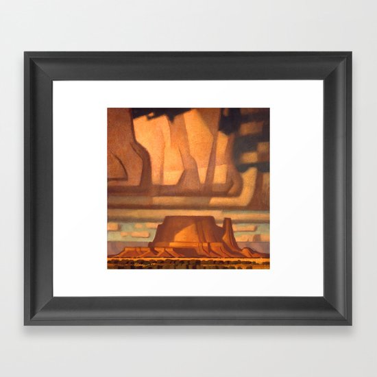 Mantrap Mesa Framed Art Print