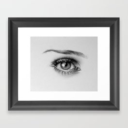 Eye Drawing Framed Art Print