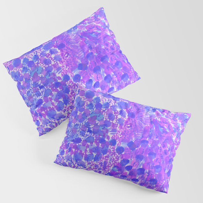 Ultra Violet Watercolor Painting Pillow Sham