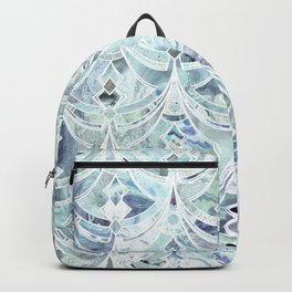 Ice and Diamonds Art Deco Pattern Backpack