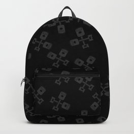 Crossed Pistons Seamless Repeating Pattern Backpack