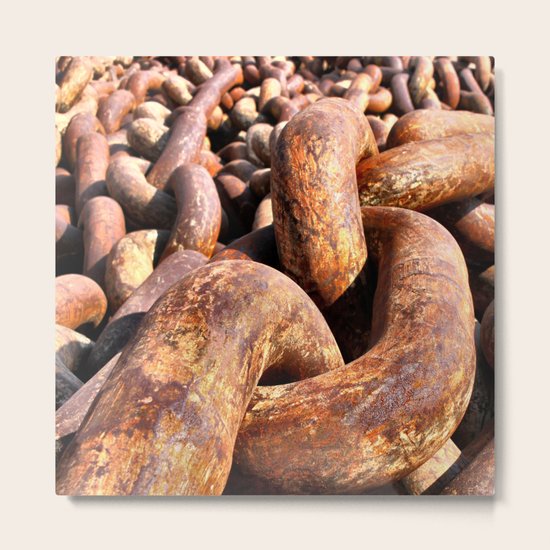 Chains Metal Print