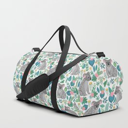 Floral Koala Duffle Bag