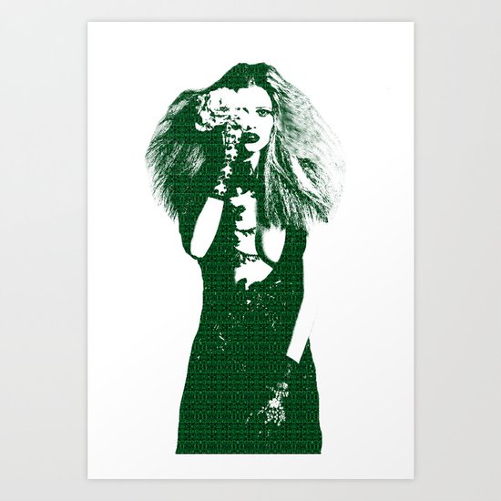 Fashion Lara Stone Calvin Klein Art Print