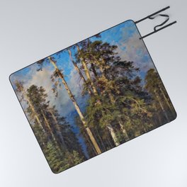 'The Word for World is Forest' by Ivan Shishkin Picnic Blanket