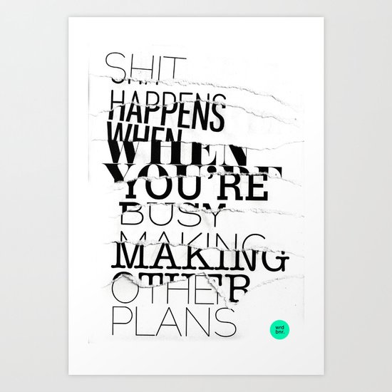 PLANS Art Print