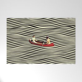Illusionary Boat Ride Welcome Mat