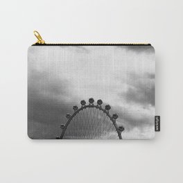 Back Side of the Link // London Eye Replica in Las Vegas Nevada City Strip Raw Landscape Carry-All Pouch