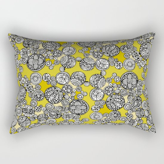 Circles Rectangular Pillow