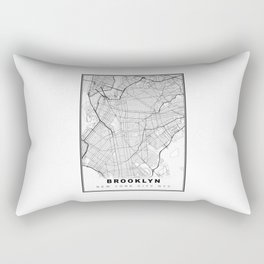 Brooklyn Map Rectangular Pillow