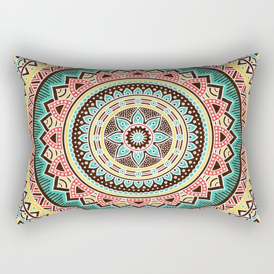 Hippie Mandala 13 Rectangular Pillow
