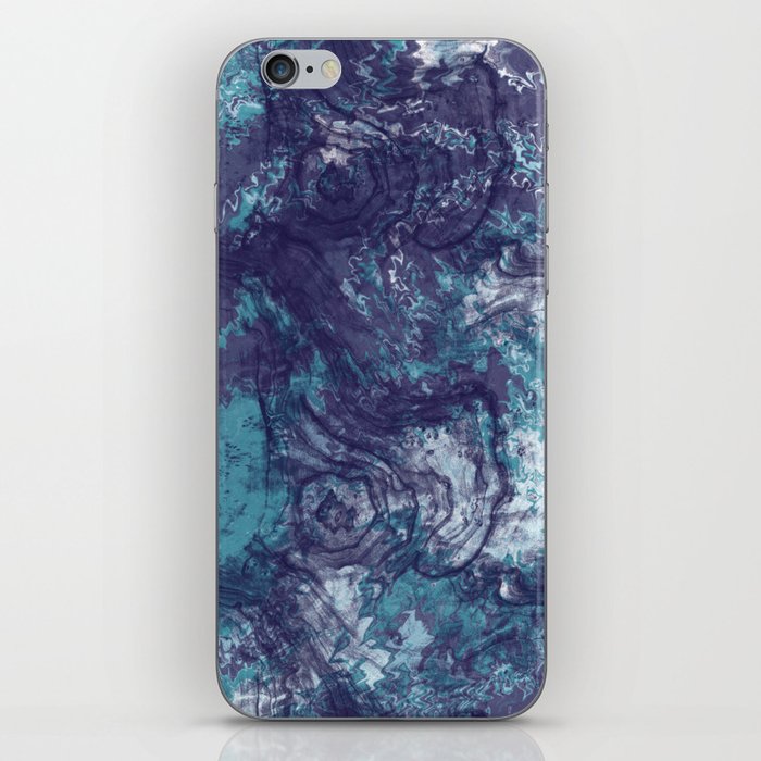 Blue Abstract iPhone Skin