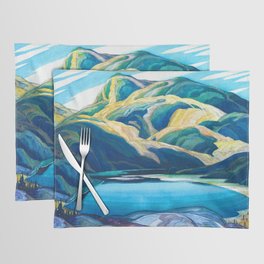 Franklin Carmichael - Lone Lake - Canada, Canadian Watercolor Painting - Group of Seven Placemat