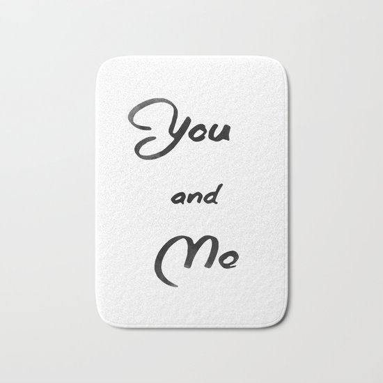 You and Me Bath Mat