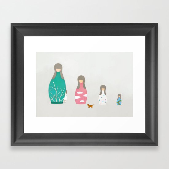 Matryoshka Framed Art Print