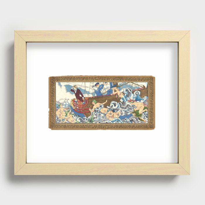 Farewell Voyage Recessed Framed Print