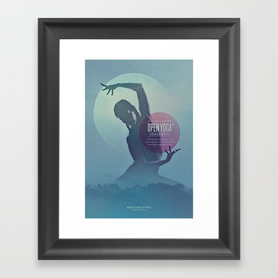 Open Yoga Gallery Framed Art Print