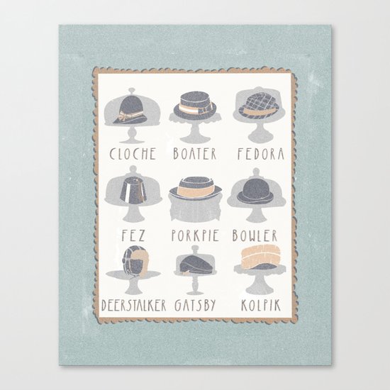EAT MY HAT Canvas Print