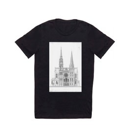 Cathedrale De Chartres Chartres Cathedral T Shirt