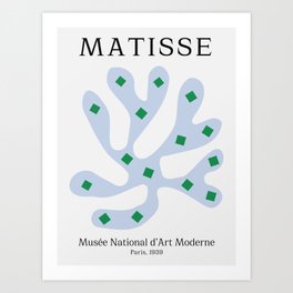 Periwinkle: Matisse Pastel Series 01 Art Print
