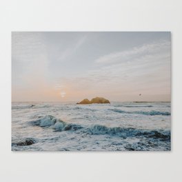summer sunset vi / san francisco, california Canvas Print