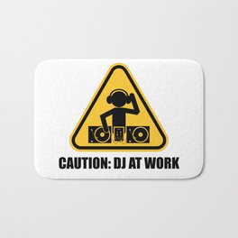 DJ At Work Bath Mat