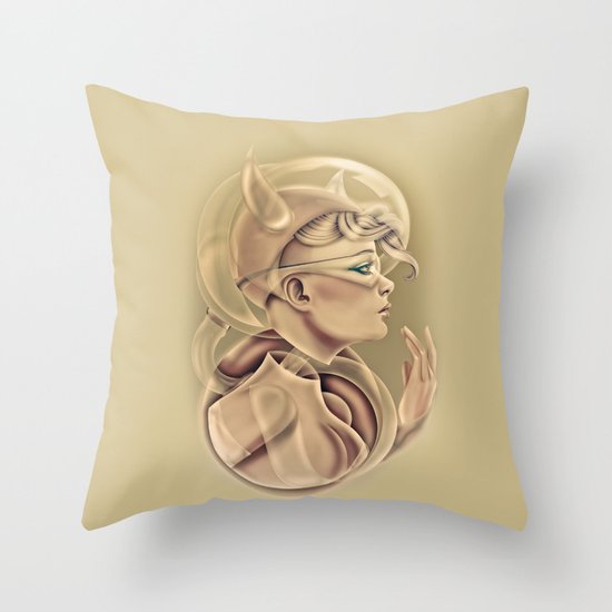 Somewhere Throw Pillow