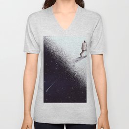 Out Of Space V Neck T Shirt