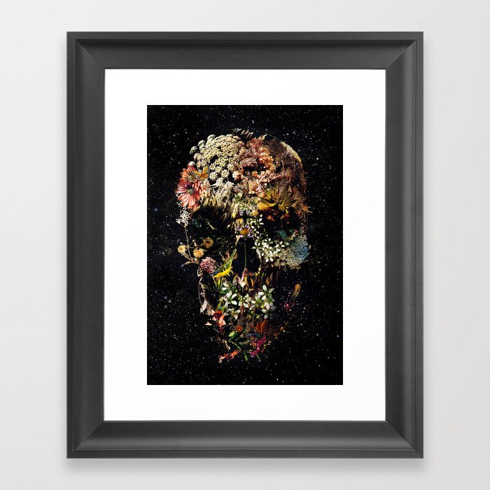 Smyrna Skull Framed Art Print