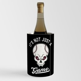 Baseball Lover Skully Not Just A Game Wine Chiller