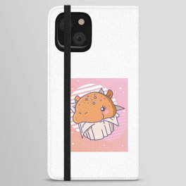 Funny Hippo Cupcake Cute Kawaii Aesthetic iPhone Wallet Case