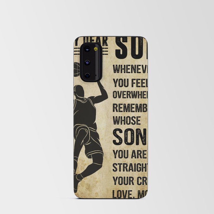 Basketball Dear My Son Poster.png Android Card Case