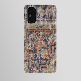 Vintage Woven Navy Blue and Tan Kilim  Android Case