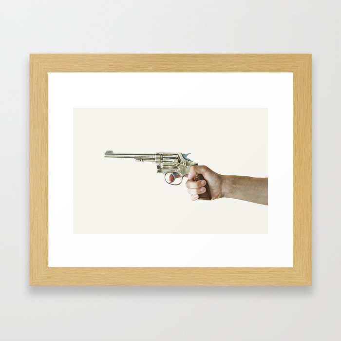 Revolver Framed Art Print