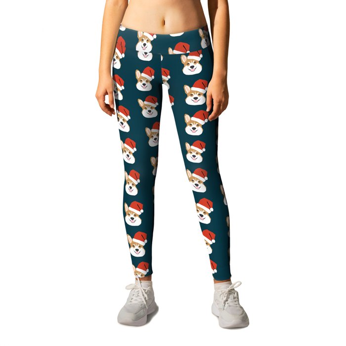 Christmas corgi leggings online