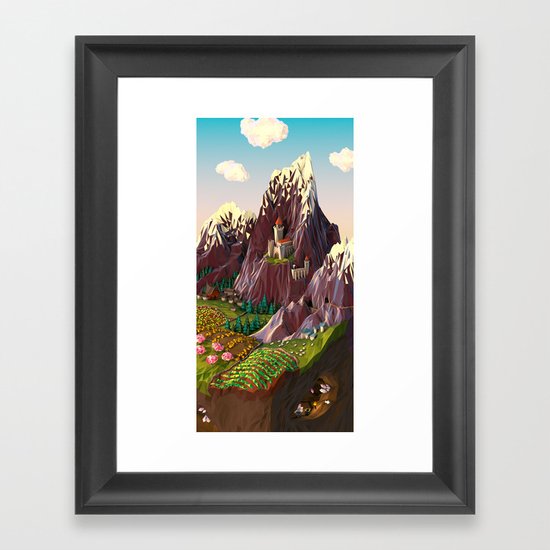 Vale Framed Art Print