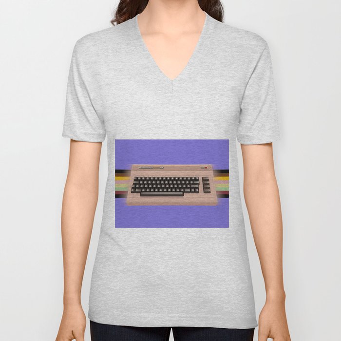 Commodore64 V Neck T Shirt