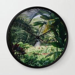 Tropical Paradise - Kauai Hawaii Wall Clock