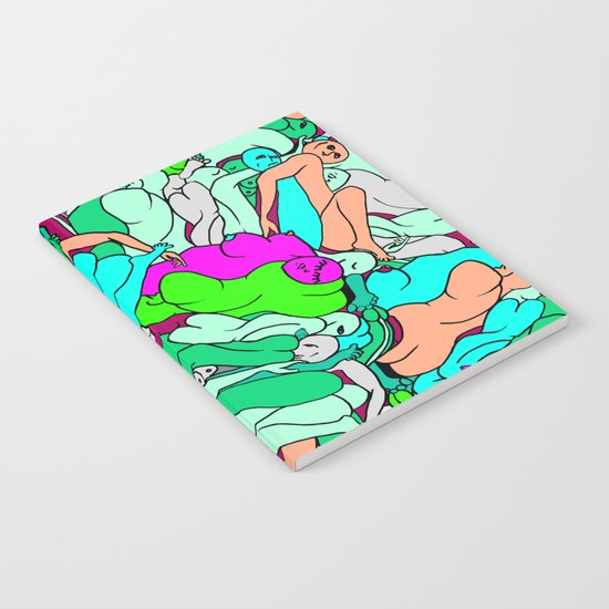 Sleepy Heads - Emerald Green Notebook