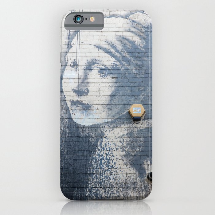 Banksy "Girl with a Burst Eardrum" iPhone Case
