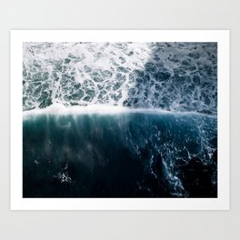 Summer and Waves  Art Print