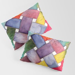 Rainbow Celtic Knot Abstract Pattern Pillow Sham