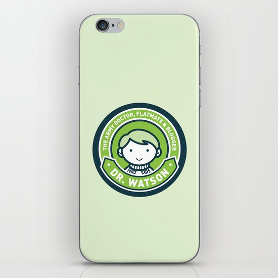 Cute John Watson - Green iPhone & iPod Skin