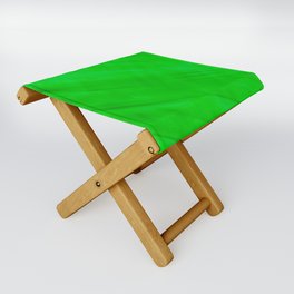 Green in lines Folding Stool