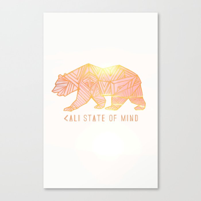 Cali state of mind Canvas Print