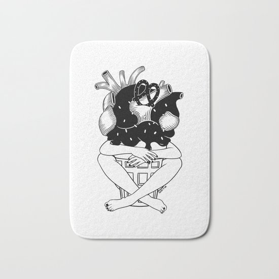 You melt my heart Bath Mat