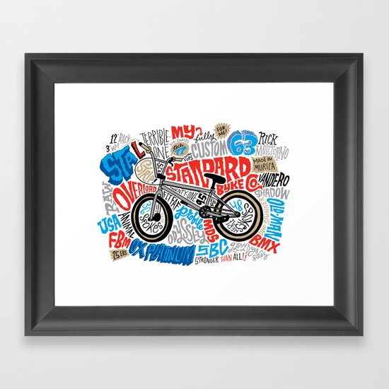 All My Bikes: STA-L Framed Art Print