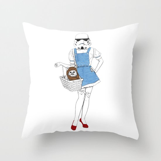 Dorothy trooper Throw Pillow