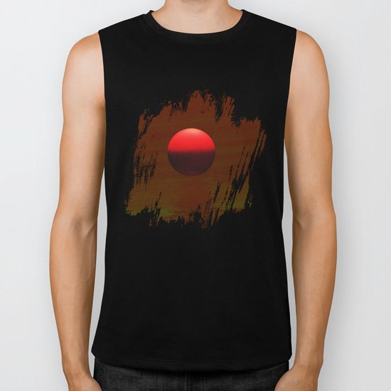 Big Red Ball Biker Tank